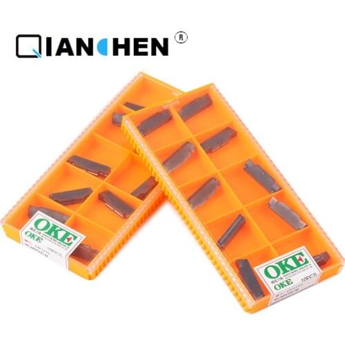 OKE 10pcs/lot High Precision High Performance High Strength CNC MGMN500-M OP1215 Industry Carbide Inserts External Turning Tool