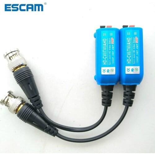 HD-CVI/TVI/AHD Passive Video Balun support 720P 960P 1080P 3mp 4mp 5mp HDCVI camera transmission by network CAT5E/6 cable 200m