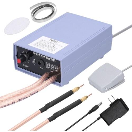5000W Household Portable 18650 Battery Spot-welding Machine High Power Rechargeable Welding Device For 0.1-0.25mm Nickel Sheet
