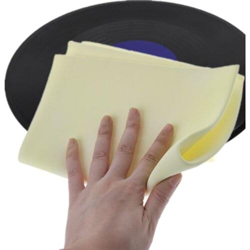 Durable LP Vinyl Record Care Suede PVA Towel Super Absorbent Deerskin Record Cleaning Towel Wash Cloth