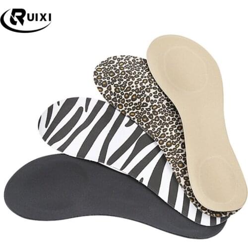 Antiskid sweat absorbing massage insole seven point pad sponge half pad womens high heel insole correction pad