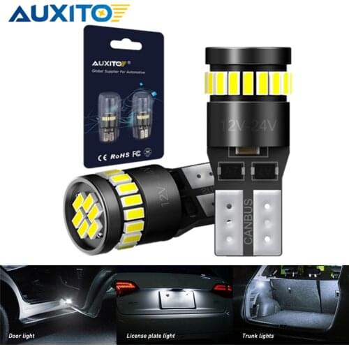 AUXITO 2X Yellow Blue Red T10 W5W LED Interior Lights for VW Golf 4 5 6 7 GTI Passat B5 B6 B7 CC Polo Jetta MK6 CANBUS NO ERROR