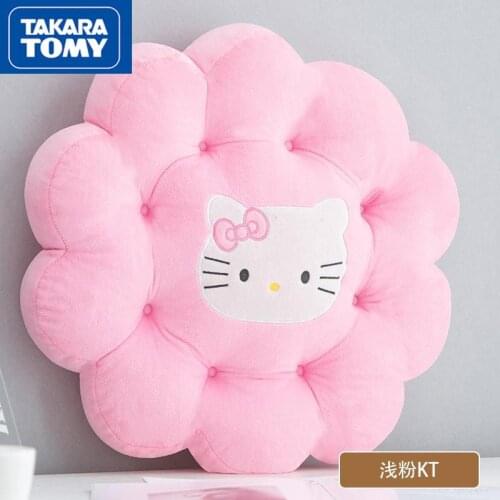 TAKARA TOMY fashion cute cartoon Hello Kitty office sedentary chair cushion simple dormitory home student ground cushion