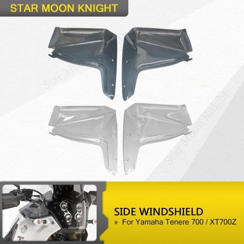Motorcycle Windshield Wind Side Deflector Handle Bar Front wind deflector For Yamaha Tenere 700 TENERE700 XTZ XT700Z T700 T7