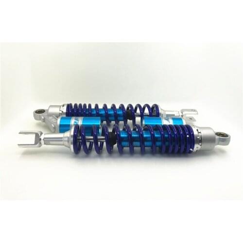 High Quality 390mm 415mm 420mm Motorcycle nitrogen damper 8mm spring air suction for ATV honda suzuki yamahm 1 pair