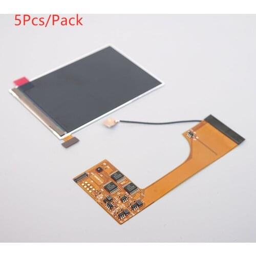 5PCS FOR GBC IPS High Light Backlight LCD Screen For Nintendo Gameboy Console Brightness Adjustable