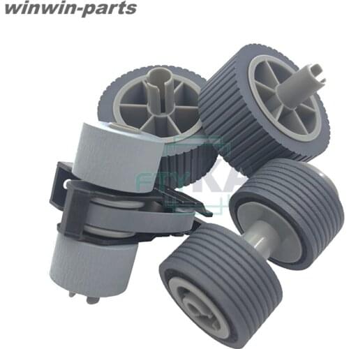 1SET PA03740-K010 PA03740-K011 consumable Kit Pick roller + Brake roller Pickup Separation for Fujitsu fi-7600 fi-7700 fi-7700S