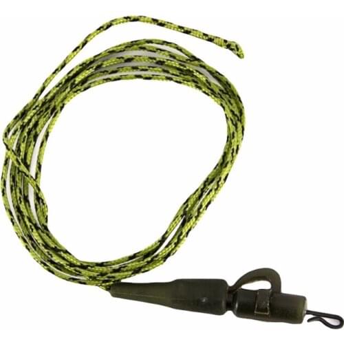 1pcs Carp Fishing Line Ready Tied Lead Core 45IB Leadcore With Quick Change Swivel PE Braided Line with lead Camo Green