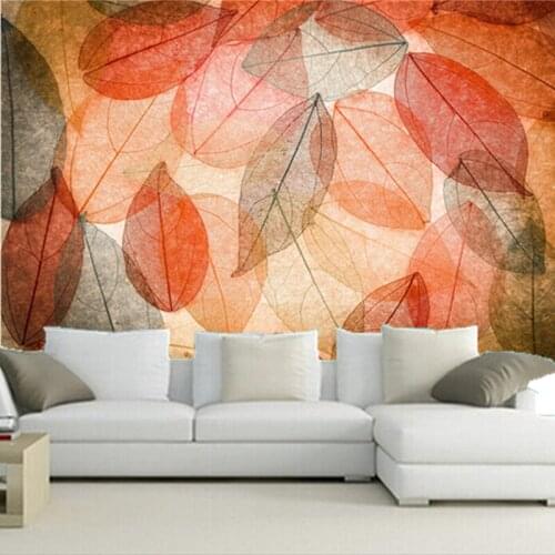The custom 3D murals,Autumn Foliage Nature wallpapers papel de parede , living room sofa TV wall bedroom wall paper
