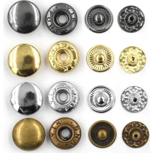 500 sets 15mm Metal snaps fastener buttons Rivets T8 T5 T3 snaps jacket buttons Clothing & Accessories Sewing repair snaps