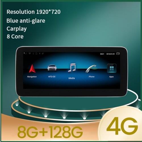 IPS HD 1920*720 Android 10.0 Car radio wifi gps navigation for Mercedes benz A class W176 / GLA X156 / CLA C117 2013- 2018 Audio