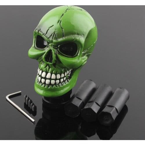 Car Accessories Shift Shifter Lever Knob Manual Skull Manual Gear Stick Shift Shifter Lever Knob Universal New