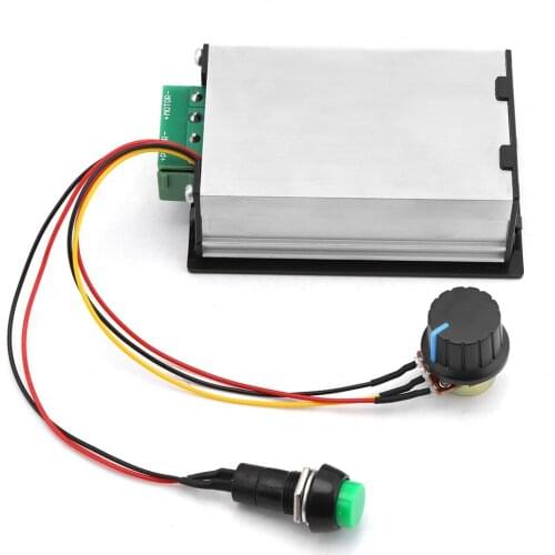 DC 6-60V 12V 24V 36V 48V 30A PWM DC Motor Speed Controller Start Stop Switch Pole Speed Switch Controller