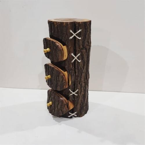 Gunpazar Decorative Wooden Candlesticks