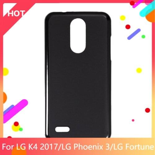 K4 2017 Case Matte Soft Silicone TPU Back Cover For LG Phoenix 3 LG Fortune Phone Case Slim shockproof