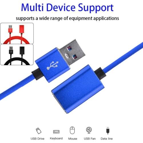 USB 3.0 5Gbps Cable Super Speed Extension Cable Male to Female Data Sync Transfer Extender Cables For PC Mouse Keyboard