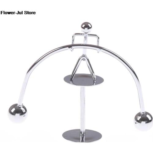 Kinetic Weightlifter Perpetual Motion Office Desk Decoration Metal Craft Perpetual Balance Home Decor Art Education Gift