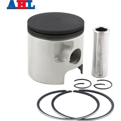 Motorcycle 56mm 56.25mm 56.50mm 57mm STD Oversize 25 50 100 Aluminum galvanizing Piston Rings Kit For Kawasaki KDX125 1990-1999