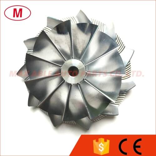 K16 5324-123-2206 56.07/70.00mm 6+6 blades High Preformance Turbo Billet Compressor wheel/Aluminum2618/Milling comprssor wheel