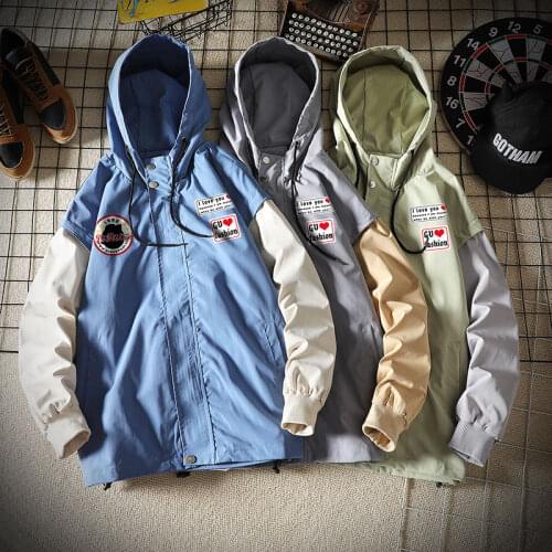 Fashion Youth Men Patchwork Bomber Jackets 2020 Mens Hip Hop Streetwear Windbreaker Male Harajuku Hip Hop Casual Jackets Coats
