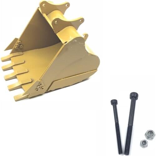 Metal 580 Simulation Bucket For HuiNa 580 Excavator RC Car Toys Styling 23 Channel RC Car Parts