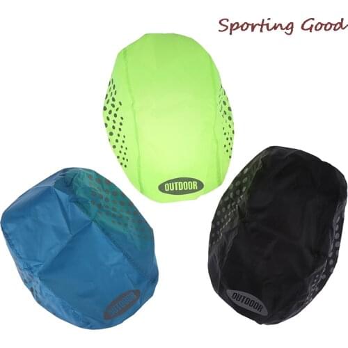 Reflective Bike Helmet Cover Waterproof Windproof Bicycle Helmet Rain Cover
