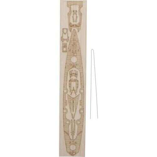1/700 German Battleship Wooden Deck With Anchor Chain Upgrade Accs