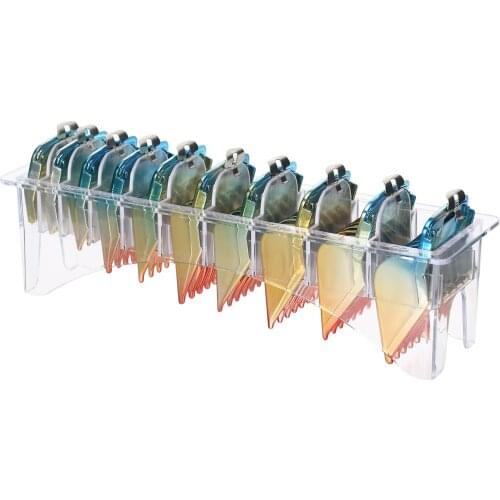 10Pcs 1.5mm-25mm Hair Clipper Limit Comb Guide Barber Replacement Replacement for Wahl Electric Hair Clipper Hair Styling Tool