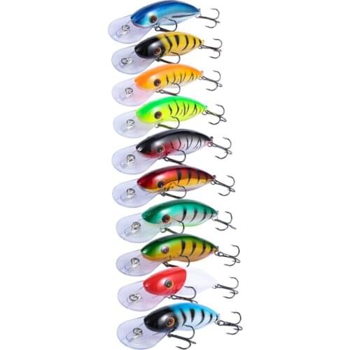 10pcs/freshwater trolling Pesca swim Minnow hard bait 10.5cm/13g Artificial 3D eyes crankbait Wobbler fish lure jig Striped bass