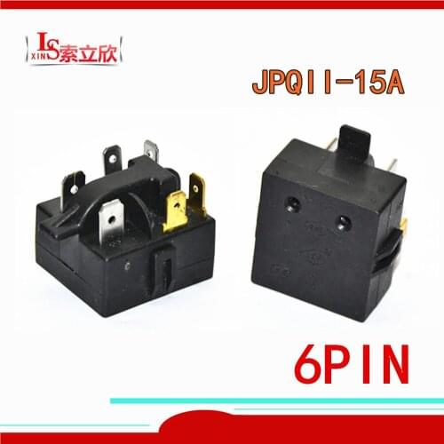 100%NEW Refrigerator Compressor Ptc Starter Jpqii-1 Relay Overload Protector Accessories JPQII-15A