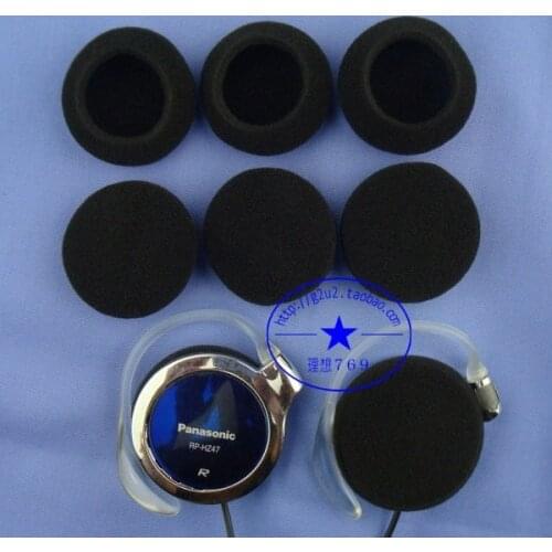 20pcs 35MM 3.5CM Black Ear Pads Sponge earpads For Q38L WQ68 Q66 MDR-Q21 BT140 Headphone earphone headset