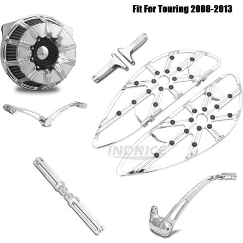 2016-2017 Softail heritage driver footboard Gauge chromed Air cleaner brake lever Heel Toe Shift Lever For harley Trike Freewhe