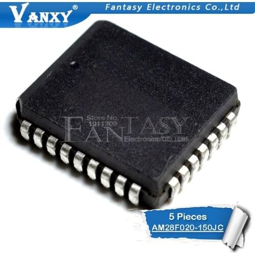 5pcs AM28F020-150JC PLCC AM28F020-150 AM28F020 28F020 PLCC32