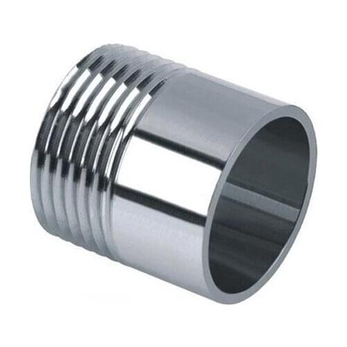 Free shipping 1/4" Single Male Thread Pipe Fittings Stainless Steel SS304