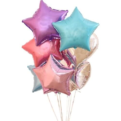 Free shipping18 inches Birthday party Decoration Wedding Advertising Polygon Aluminum Foil Balloon Hot sale Russia Brazil