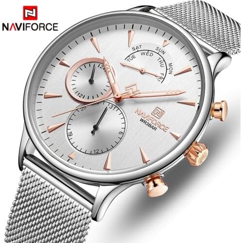 NAVIFORCE Men Watches Fashion Luxury Quartz Business Watch Mens Military Waterproof Sports Wristwatch Clock Relogio Masculino