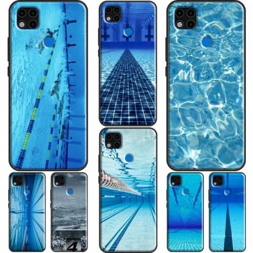 Swimming Pool Water For Redmi Note 9 8 Pro Case For Redmi Note 7 8T 9S Coque For Redmi 9 A 9C K30 Ultra