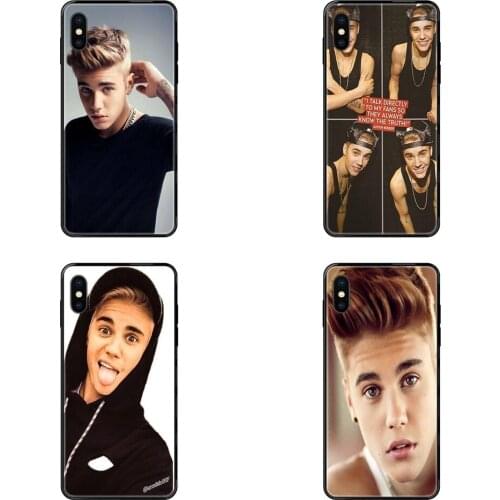 Black Soft TPU Capa Cover Case For Huawei Honor 20 20I 20S 10 10I 6A 7A 7X 8C 8X 9 9A 9I 9X Lite Pro Deluxe Justin Bieber