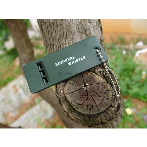 DHL 1000pcs practical Survival Whistle First Emergency Signal Rescue Camping Hiking