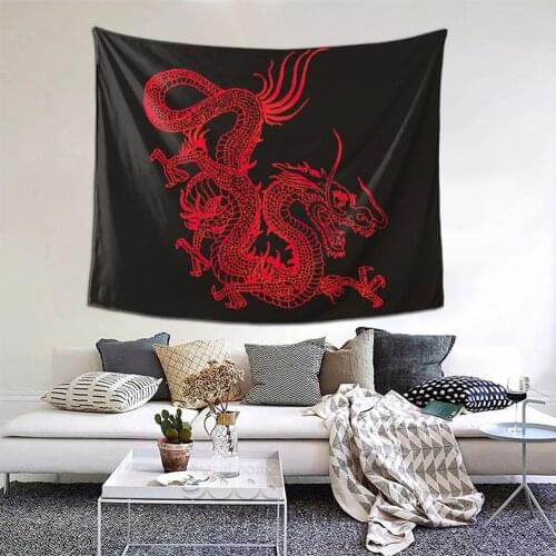Dragon Tattoo Tapestry Ancient Civilization Tapestry Wall Bedspread Bohemian Home Decor For Bedroom Dorm