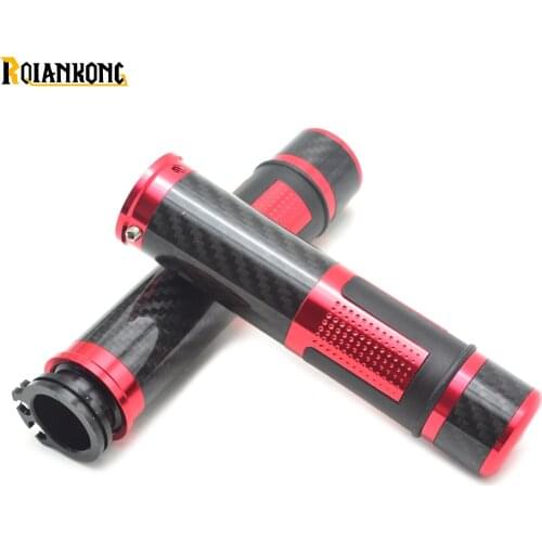 Hot!CNC 22\24mm Motorcycle Carbon fiber Hand Handle Grip Handlebar Cap for Aprilia TUONO R V4R Factory V4 R MANA 850 RS 125 250