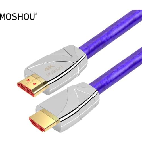 HDMI 2.0b Cables 18Gbps 4K@60Hz Ultra High Speed Compatible with Apple Roku Samsung QLED LG Sony TV Video MOSHOU