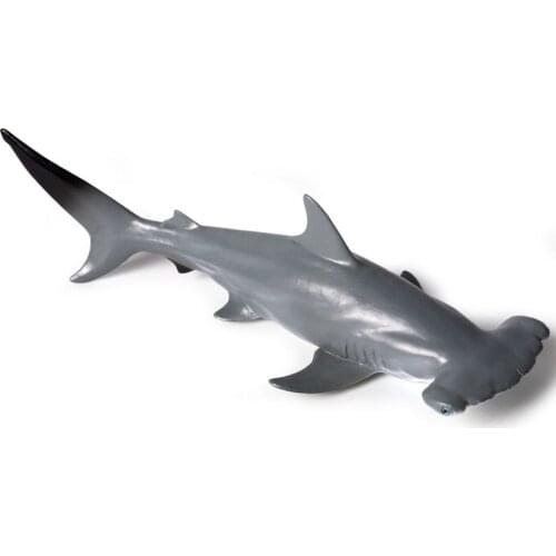 Sea Life Animals Hammerhead Shark Model Collection Toy For Kids Gift Marine Animal Whale Shark Solid PVC Action Figures
