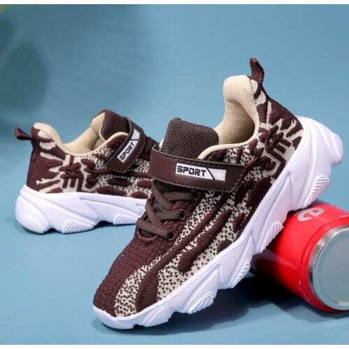 FLARUT Autumn Children Shoes Light Boys Sport Shoes Casual Breathable Mesh Velcro Kids Sneakers Girls Outdoor Running Shoes