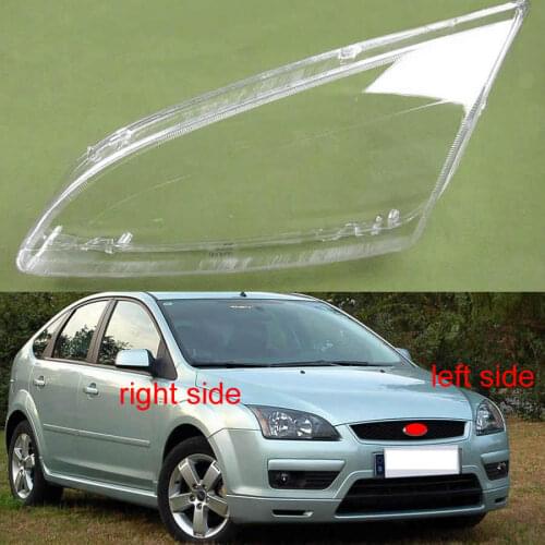 Headlight Cover Transparent Lampshade Mask PC Cover Hardened Treatment Headlight Glass For Ford Focus 2005 2006 2007 2008