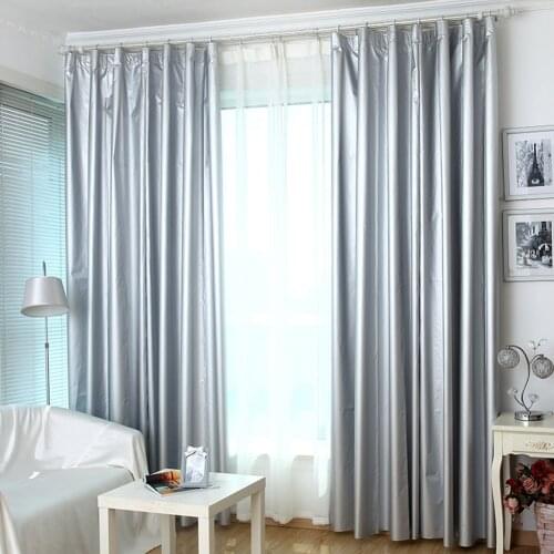Summer Full Blackout Curtains Thickening Coating Sunscreen Heat Insulation Sunshade Tent Car Clothes Fabric Balcony Bedroom