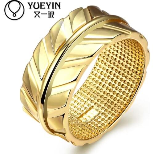2016 New Arrival gold color ring for women Engagement jewelry anel masculino Trendy Bridal Jewelry Jewelry supplier