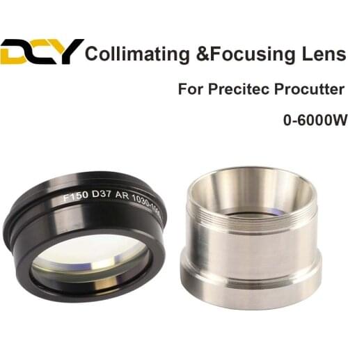 Precitec ProCutter Laser Cutting Head Spare Parts Focus Lens D37F125 Collimating Lens D37F100 Protective Windows