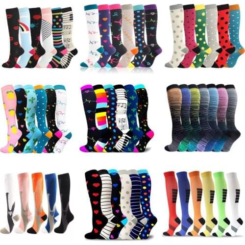 Dropship Compression Stockings Socks Men Women Wholesales Varicose Veins Nurse Socks Football Running Sports Sock For Athelete