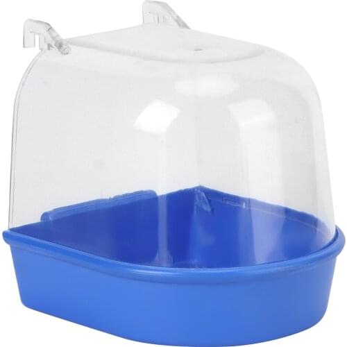 2mm Thick Food Grade PVC Bird Bathtub Rectangular Opening Is Suitable For Most Square Bird Cages On The Market